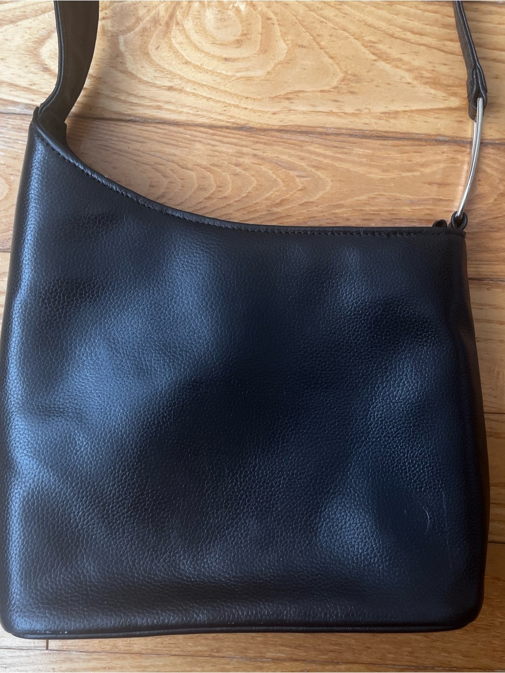 Black Leather Shoulder Bag
